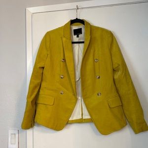 Mustard Yellow Corduroy Blazer